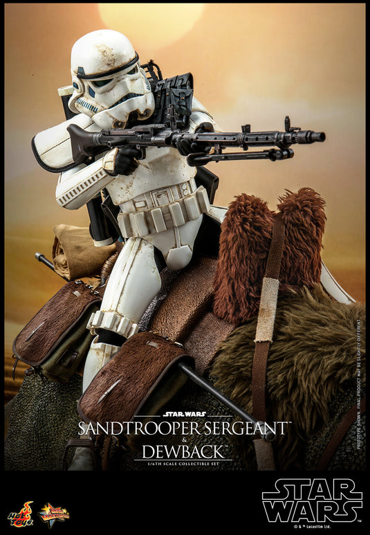 Hot Toys - Star Wars A New Hope - Sandtrooper Sergeant and Dewback