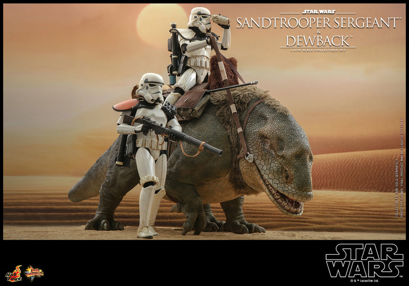 Load image into Gallery viewer, Hot Toys - Star Wars A New Hope - Sandtrooper Sergeant and Dewback
