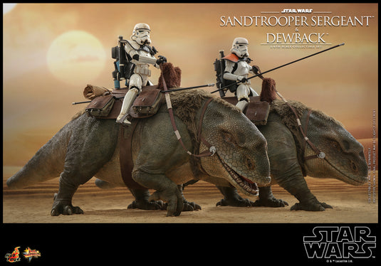 Hot Toys - Star Wars A New Hope - Sandtrooper Sergeant and Dewback