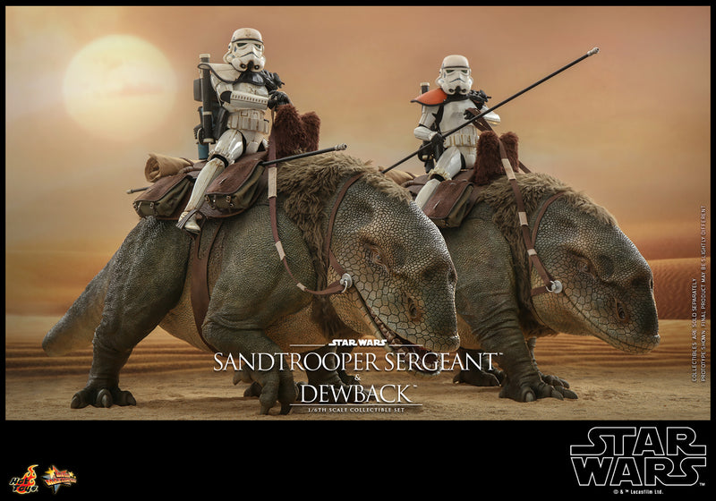 Load image into Gallery viewer, Hot Toys - Star Wars A New Hope - Sandtrooper Sergeant and Dewback
