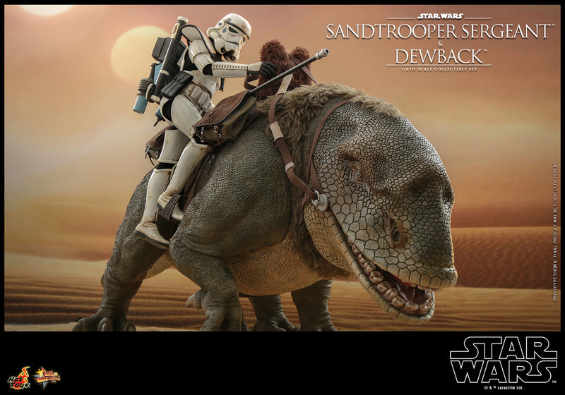 Load image into Gallery viewer, Hot Toys - Star Wars A New Hope - Sandtrooper Sergeant and Dewback
