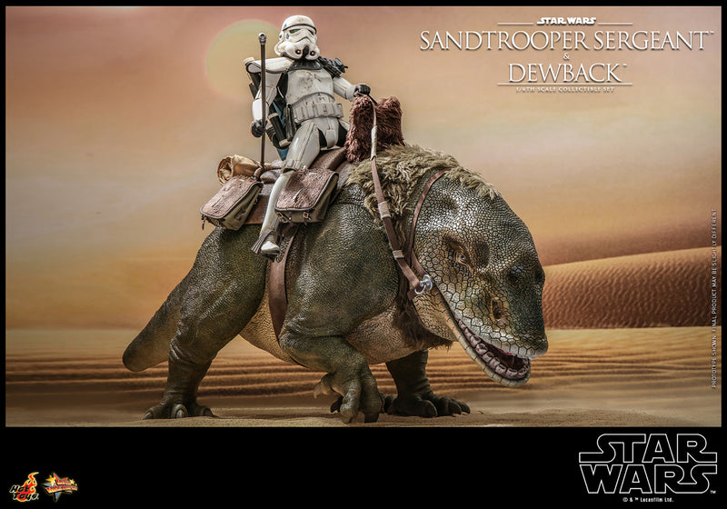 Load image into Gallery viewer, Hot Toys - Star Wars A New Hope - Sandtrooper Sergeant and Dewback
