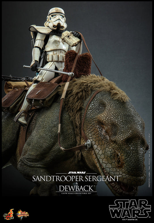 Hot Toys - Star Wars A New Hope - Sandtrooper Sergeant and Dewback