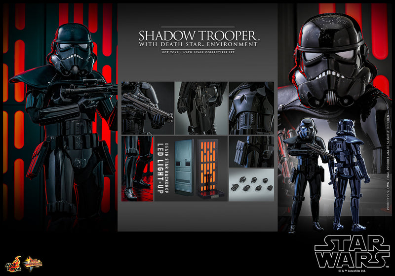 Load image into Gallery viewer, Hot Toys - Star Wars - Shadow Trooper with Death Star Environment
