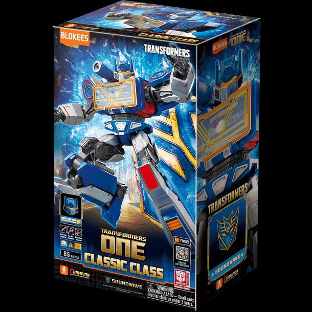 Load image into Gallery viewer, Blokees - Transformers Classic Class - Soundwave 17 Transformers ONE
