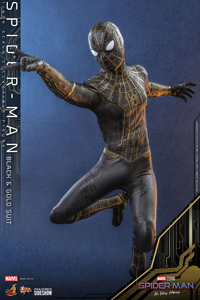 Load image into Gallery viewer, Hot Toys - Spider-Man: No Way Home: Spider-Man (Black &amp; Gold Suit)

