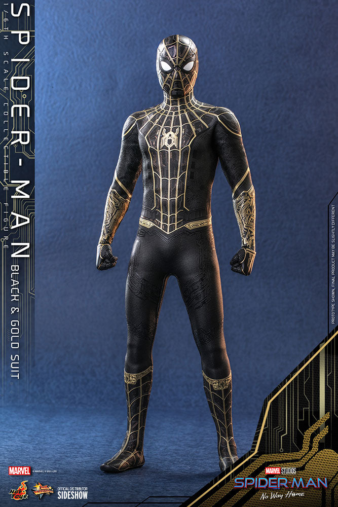 Load image into Gallery viewer, Hot Toys - Spider-Man: No Way Home: Spider-Man (Black &amp; Gold Suit)
