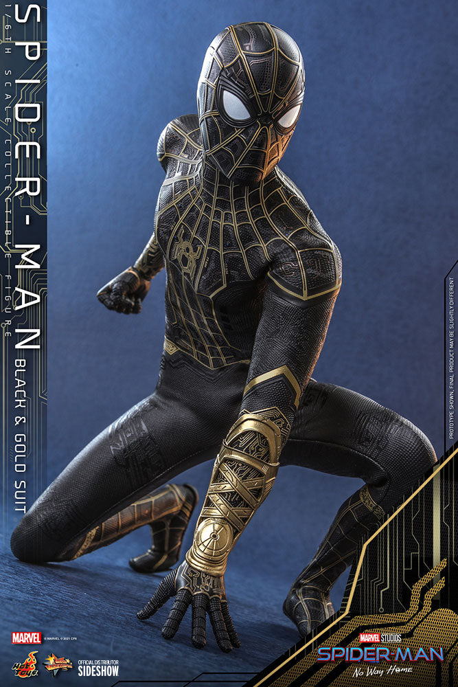 Load image into Gallery viewer, Hot Toys - Spider-Man: No Way Home: Spider-Man (Black &amp; Gold Suit)
