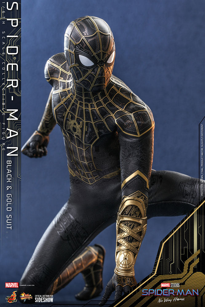 Load image into Gallery viewer, Hot Toys - Spider-Man: No Way Home: Spider-Man (Black &amp; Gold Suit)
