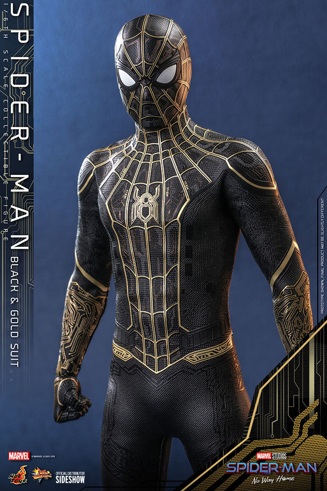 Load image into Gallery viewer, Hot Toys - Spider-Man: No Way Home: Spider-Man (Black &amp; Gold Suit)
