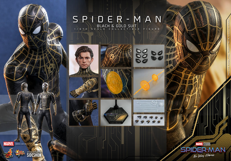 Load image into Gallery viewer, Hot Toys - Spider-Man: No Way Home: Spider-Man (Black &amp; Gold Suit)
