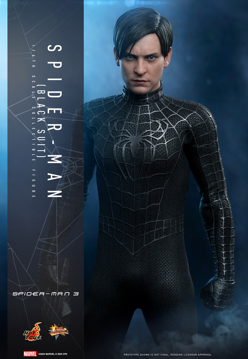 Load image into Gallery viewer, Hot Toys - Spider-Man 3: Spider-Man (Black Suit)
