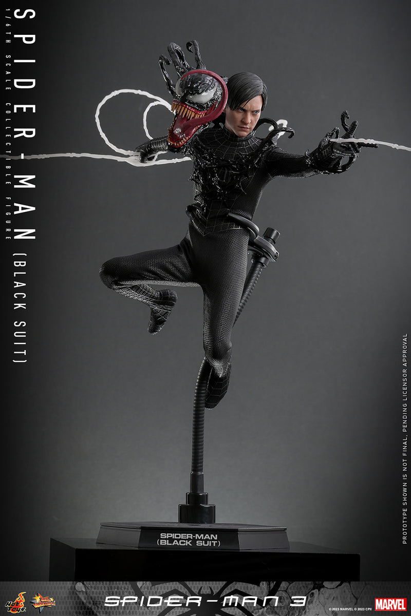 Load image into Gallery viewer, Hot Toys - Spider-Man 3: Spider-Man (Black Suit)
