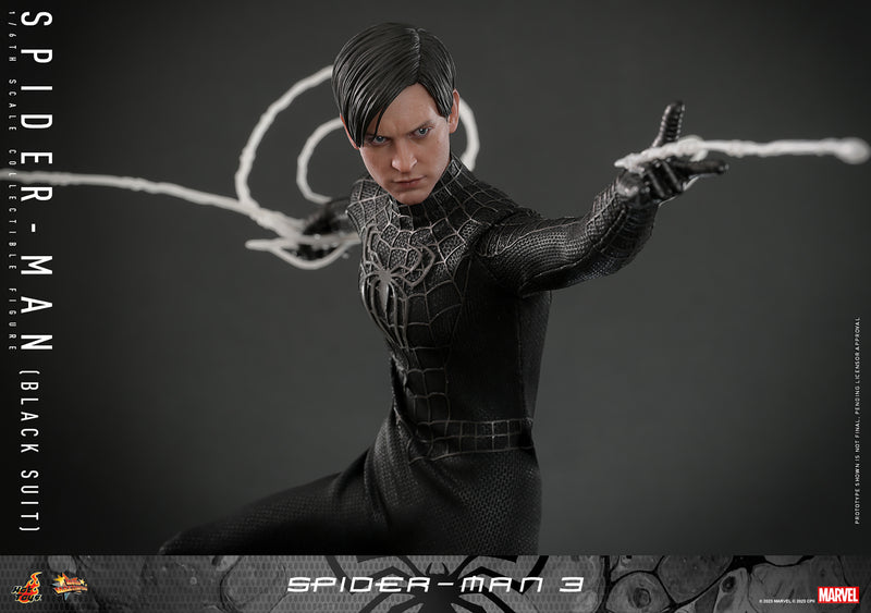 Load image into Gallery viewer, Hot Toys - Spider-Man 3: Spider-Man (Black Suit)
