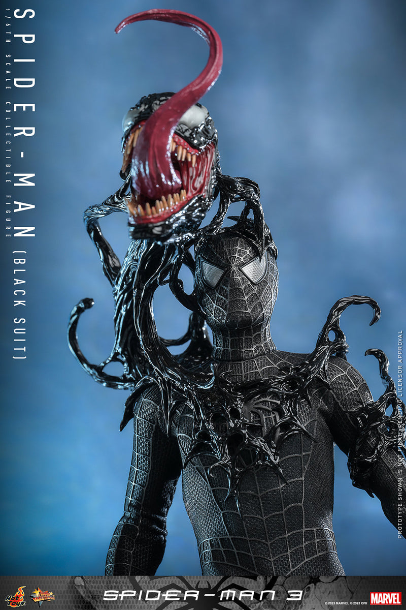 Load image into Gallery viewer, Hot Toys - Spider-Man 3: Spider-Man (Black Suit)
