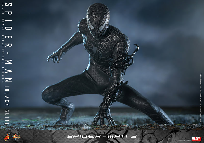 Load image into Gallery viewer, Hot Toys - Spider-Man 3: Spider-Man (Black Suit)
