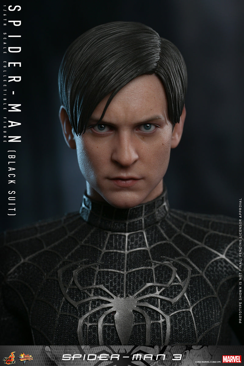 Load image into Gallery viewer, Hot Toys - Spider-Man 3: Spider-Man (Black Suit)
