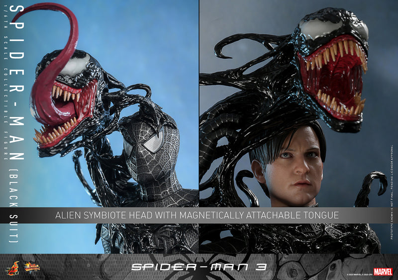 Load image into Gallery viewer, Hot Toys - Spider-Man 3: Spider-Man (Black Suit)
