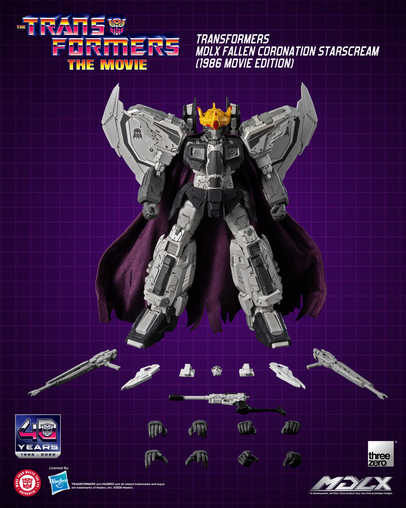 Load image into Gallery viewer, Threezero - Transformers - MDLX Fallen Coronation Starscream (1986 Movie Edition)
