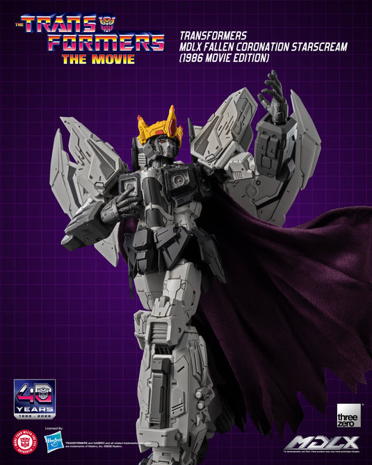 Threezero - Transformers - MDLX Fallen Coronation Starscream (1986 Movie Edition)