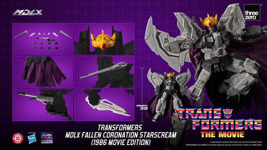 Threezero - Transformers - MDLX Fallen Coronation Starscream (1986 Movie Edition)