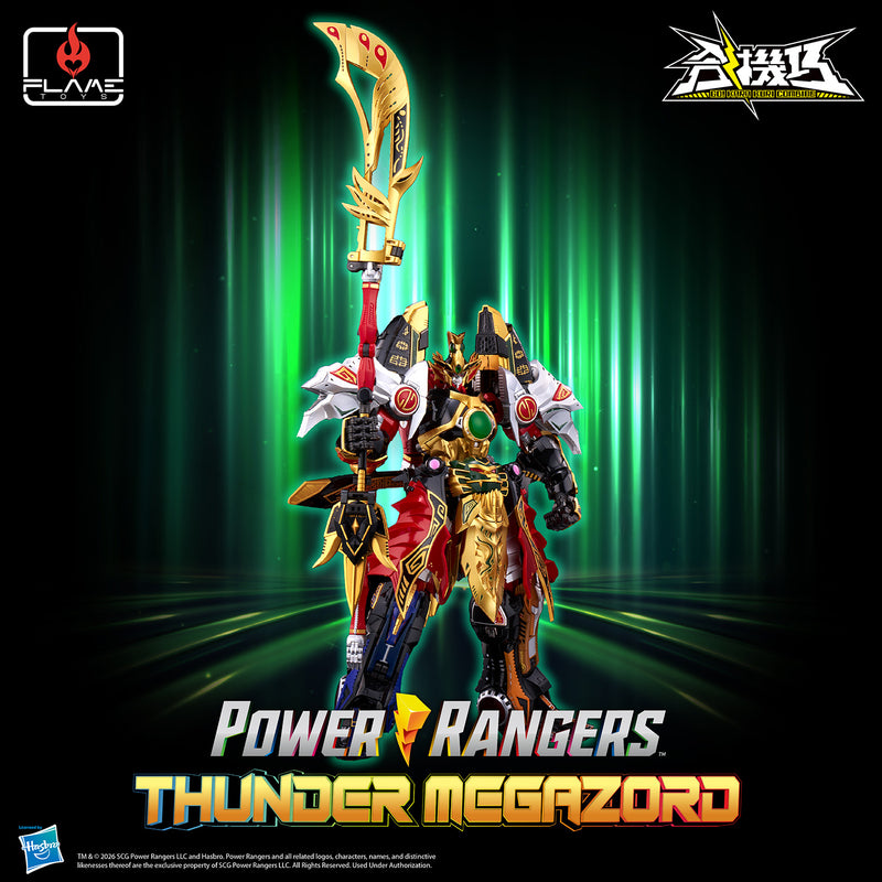 Load image into Gallery viewer, Flame Toys - Go! Kara Kuri Combine: Mighty Morphin Power Rangers - Thunder Megazord

