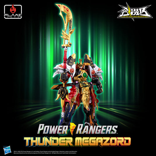 Flame Toys - Go! Kara Kuri Combine: Mighty Morphin Power Rangers - Thunder Megazord