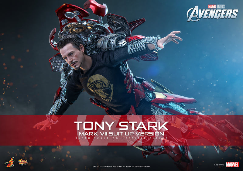 Load image into Gallery viewer, Hot Toys - The Avengers - Tony Stark (Mark VII Suit-Up Version)
