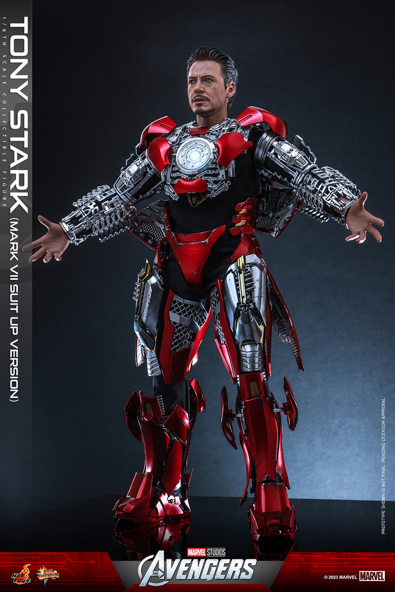 Load image into Gallery viewer, Hot Toys - The Avengers - Tony Stark (Mark VII Suit-Up Version)
