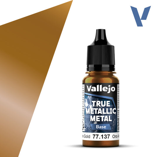 Vallejo - True Metallic Metal  Base - VAL77137 Arcane Gold