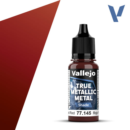 Vallejo - True Metallic Metal  Shade - VAL77145 Forged Red