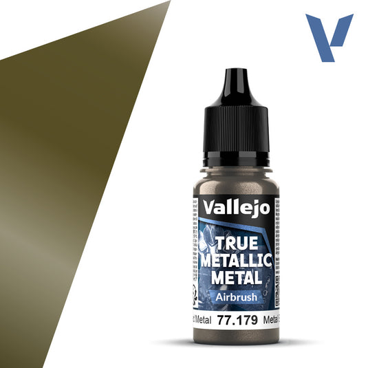 Vallejo - True Metallic Metal  Airbrush - VAL77179 Aged Metal
