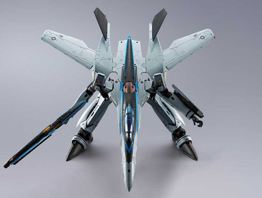 Bandai - Macross Frontier DX Chogokin: VF－25 Messiah Valkyrie (Top Gun: Maverick Version)