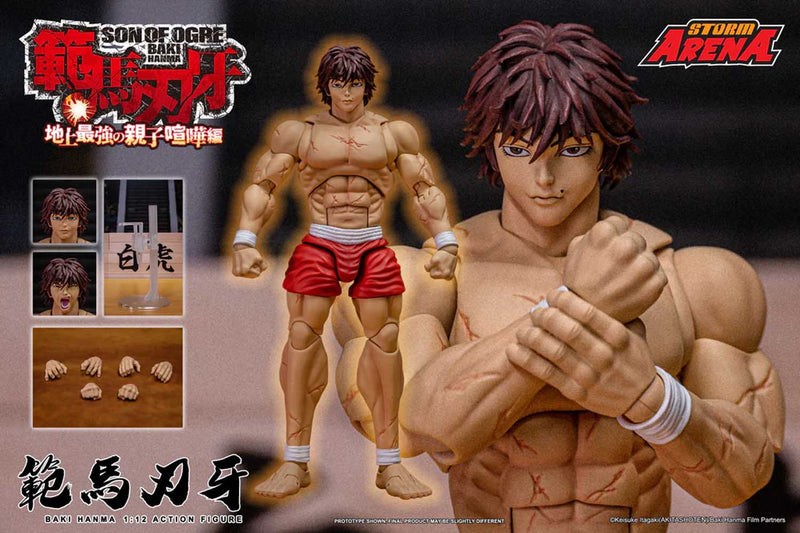 Load image into Gallery viewer, Storm Collectibles - Storm Arena: Baki Hanma (Son of Ogre Storm) 1/12 Scale
