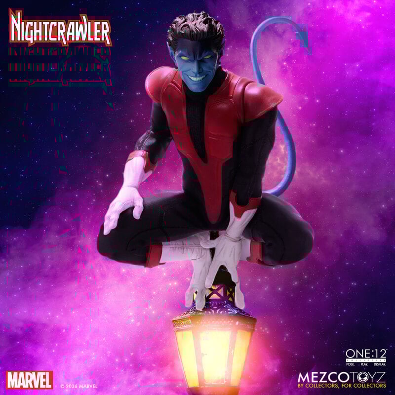 Load image into Gallery viewer, Mezco Toyz - One 12 Marvel Comics - Nightcrawler
