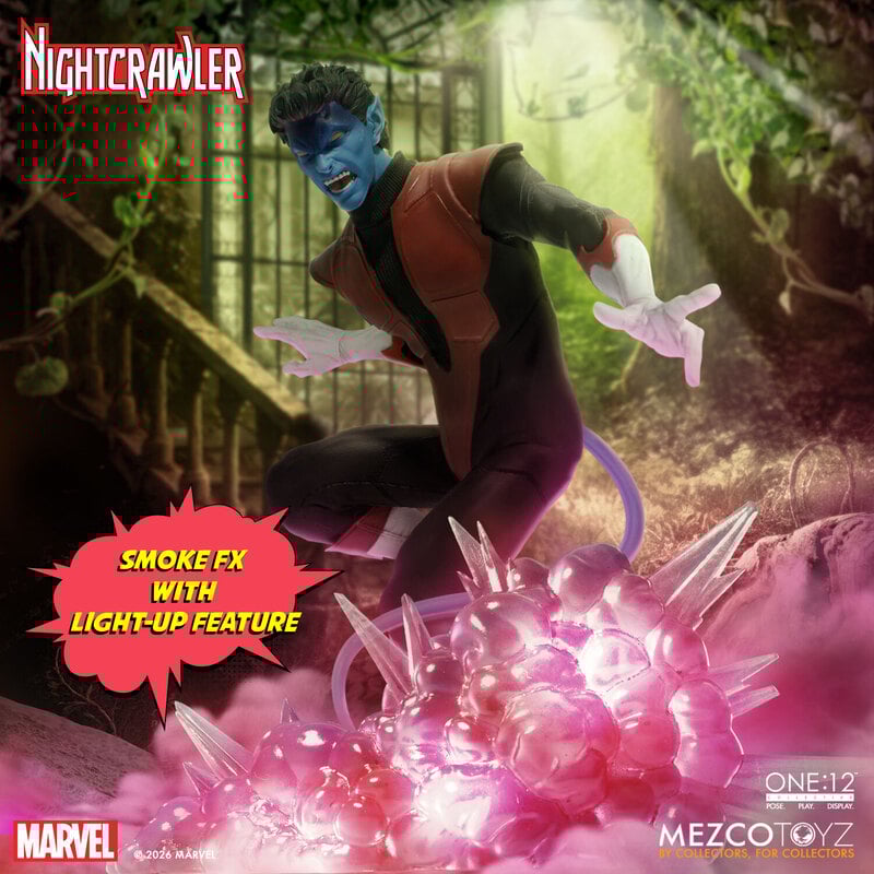 Load image into Gallery viewer, Mezco Toyz - One 12 Marvel Comics - Nightcrawler

