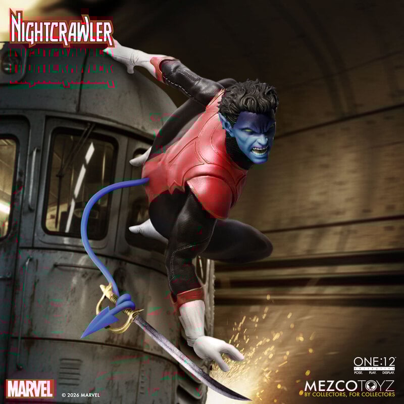 Load image into Gallery viewer, Mezco Toyz - One 12 Marvel Comics - Nightcrawler
