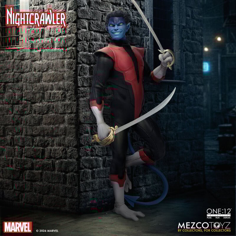 Load image into Gallery viewer, Mezco Toyz - One 12 Marvel Comics - Nightcrawler
