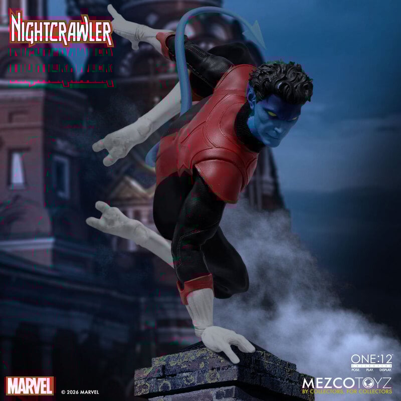 Load image into Gallery viewer, Mezco Toyz - One 12 Marvel Comics - Nightcrawler

