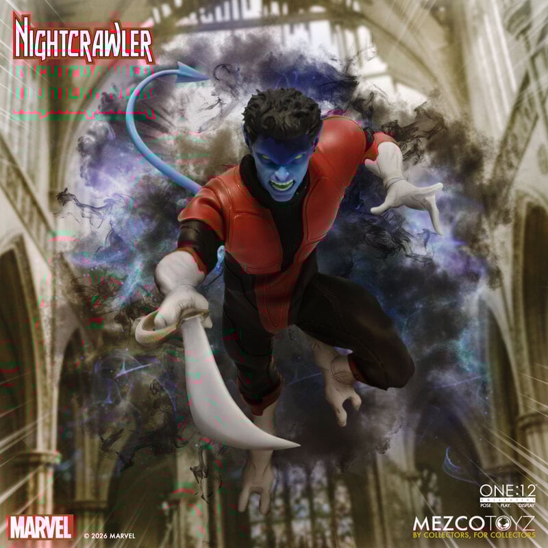 Load image into Gallery viewer, Mezco Toyz - One 12 Marvel Comics - Nightcrawler
