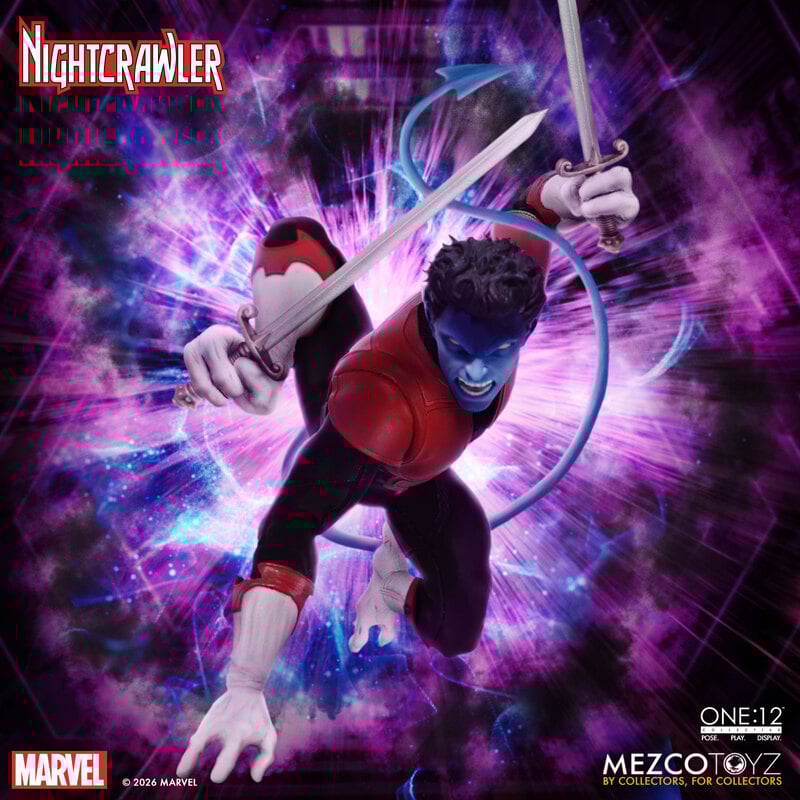 Load image into Gallery viewer, Mezco Toyz - One 12 Marvel Comics - Nightcrawler
