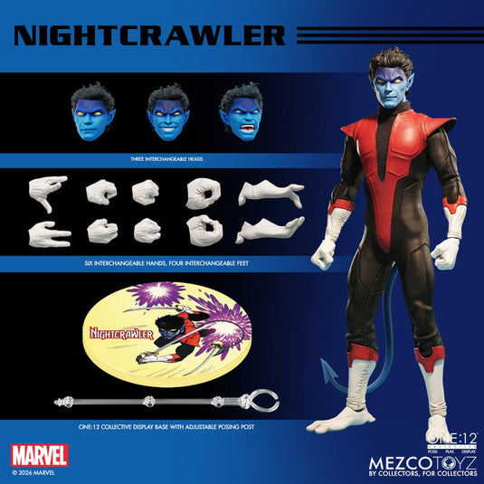 Mezco Toyz - One 12 Marvel Comics - Nightcrawler