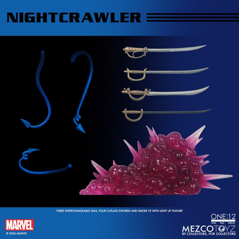 Load image into Gallery viewer, Mezco Toyz - One 12 Marvel Comics - Nightcrawler
