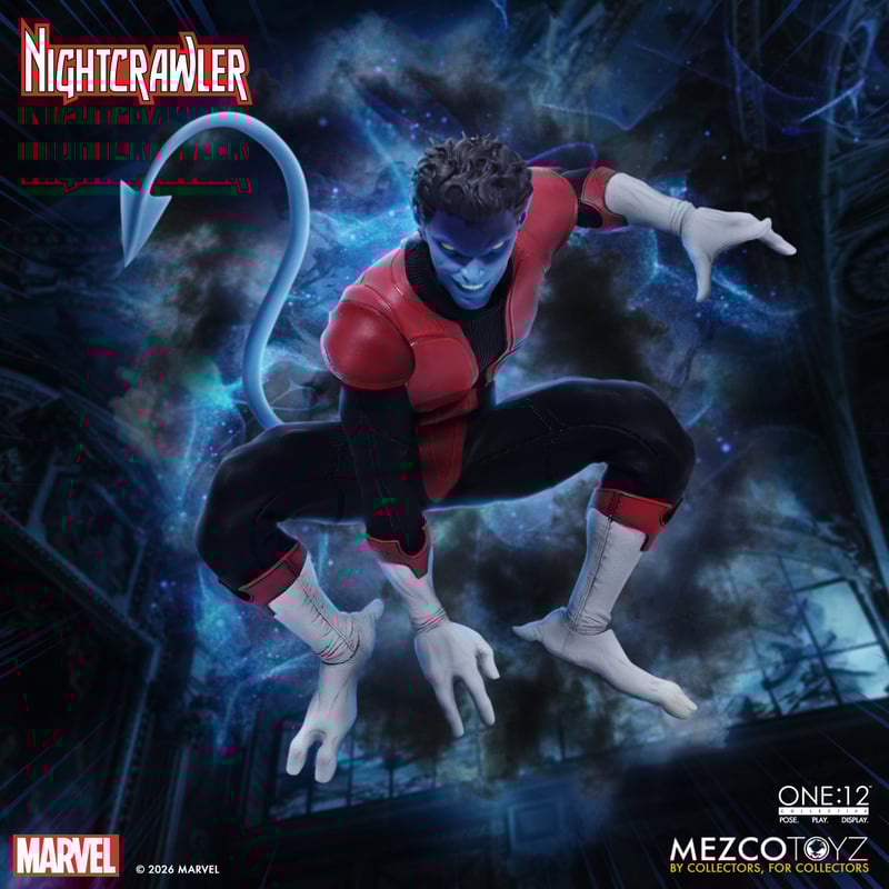 Load image into Gallery viewer, Mezco Toyz - One 12 Marvel Comics - Nightcrawler
