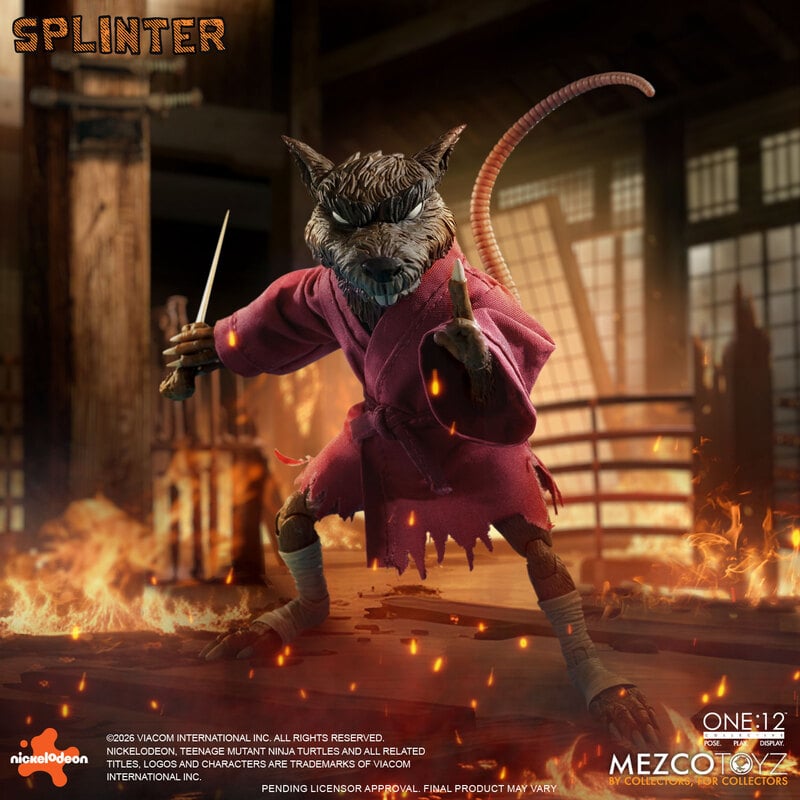 Load image into Gallery viewer, Mezco Toyz - One 12 Teenage Mutant Ninja Turtles - Splinter
