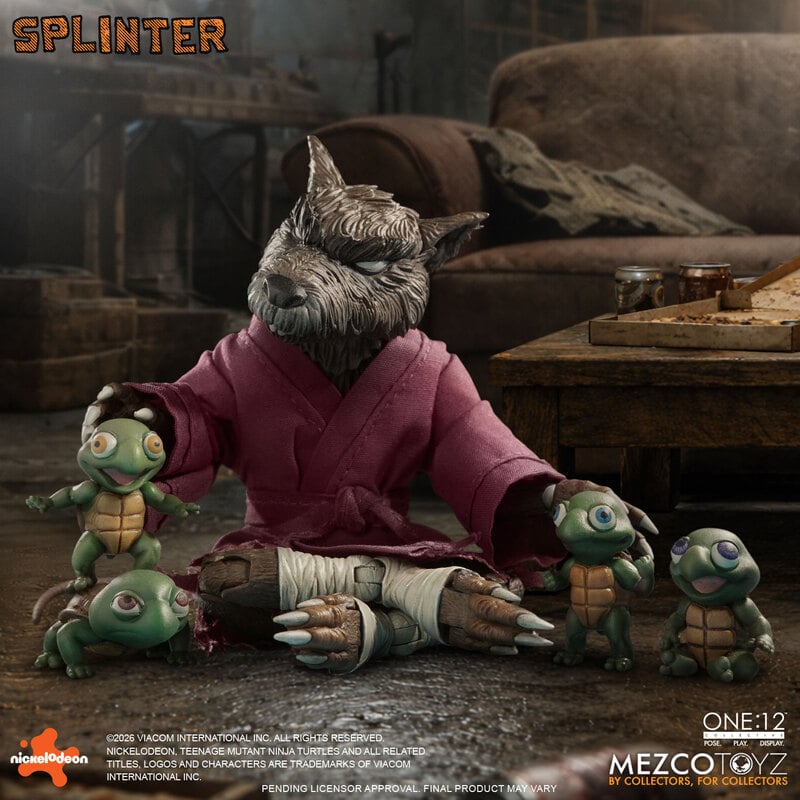 Load image into Gallery viewer, Mezco Toyz - One 12 Teenage Mutant Ninja Turtles - Splinter
