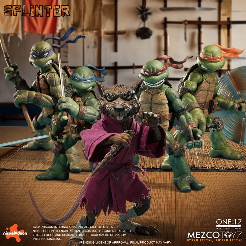 Load image into Gallery viewer, Mezco Toyz - One 12 Teenage Mutant Ninja Turtles - Splinter

