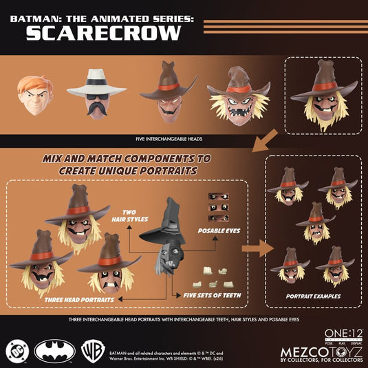 Mezco Toyz - One 12 Batman: The Animated Series - Scarecrow