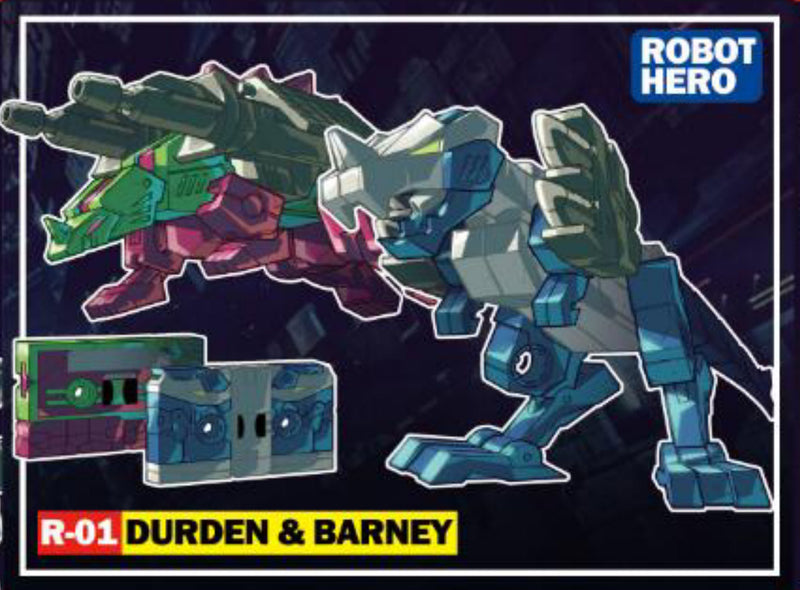 Load image into Gallery viewer, Robot Hero - Burden &amp; Barney
