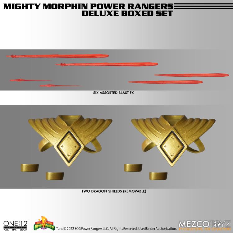 Load image into Gallery viewer, Mezco Toyz - One:12 Mighty Morphin&#39; Power Rangers Deluxe Box Set
